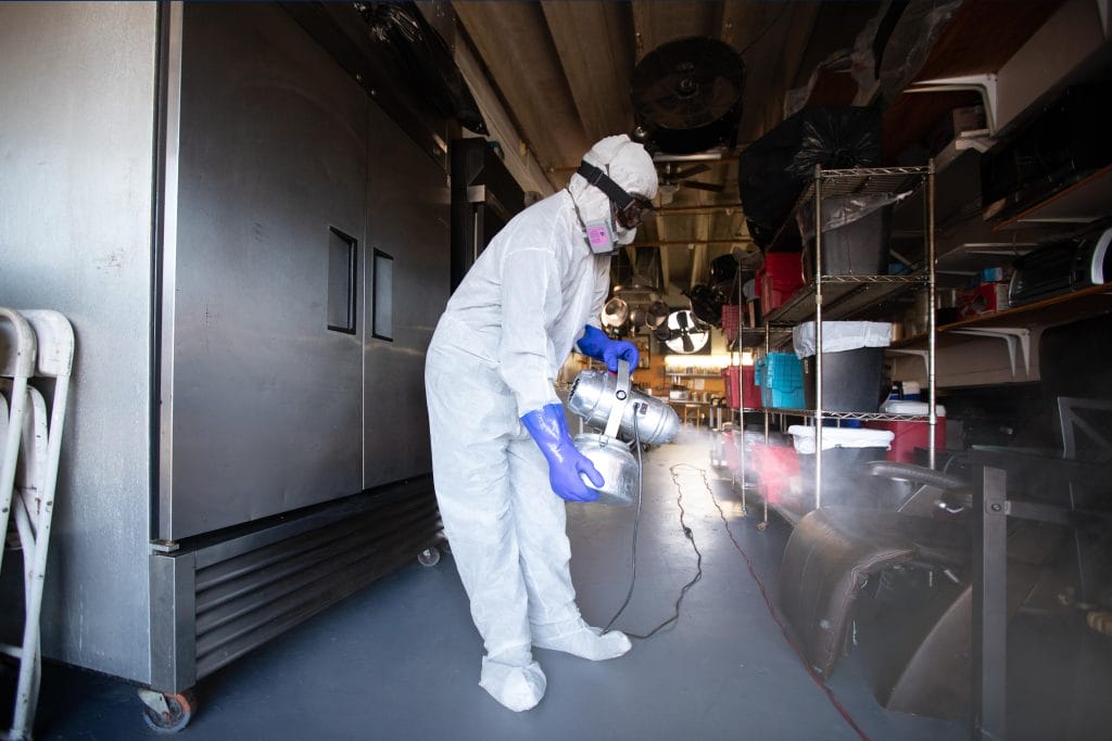 Warehouse Cleaning Services of Angst Cleaning in Easton PA with Steam clean