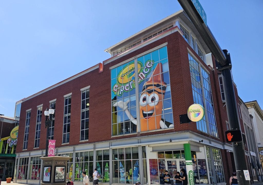 Crayola building downtown Easton PA — Angst Cleaning serves local businesses in Easton since 1996