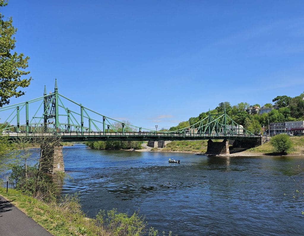 Free Bridge connecting Easton PA and Phillipsburg NJ — Angst Cleaning proudly serves the local community