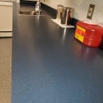 Clean medical office exam room serviced by Angst Cleaning in the Lehigh Valley