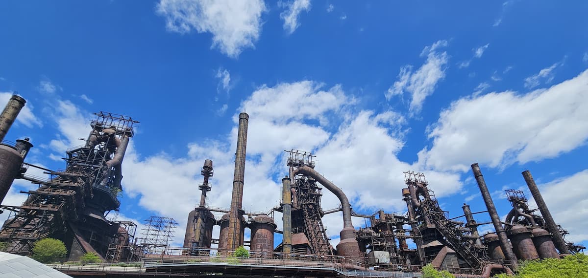 Bethlehem PA Steel Stacks landmark — Angst Cleaning serves businesses in Bethlehem Pennsylvania